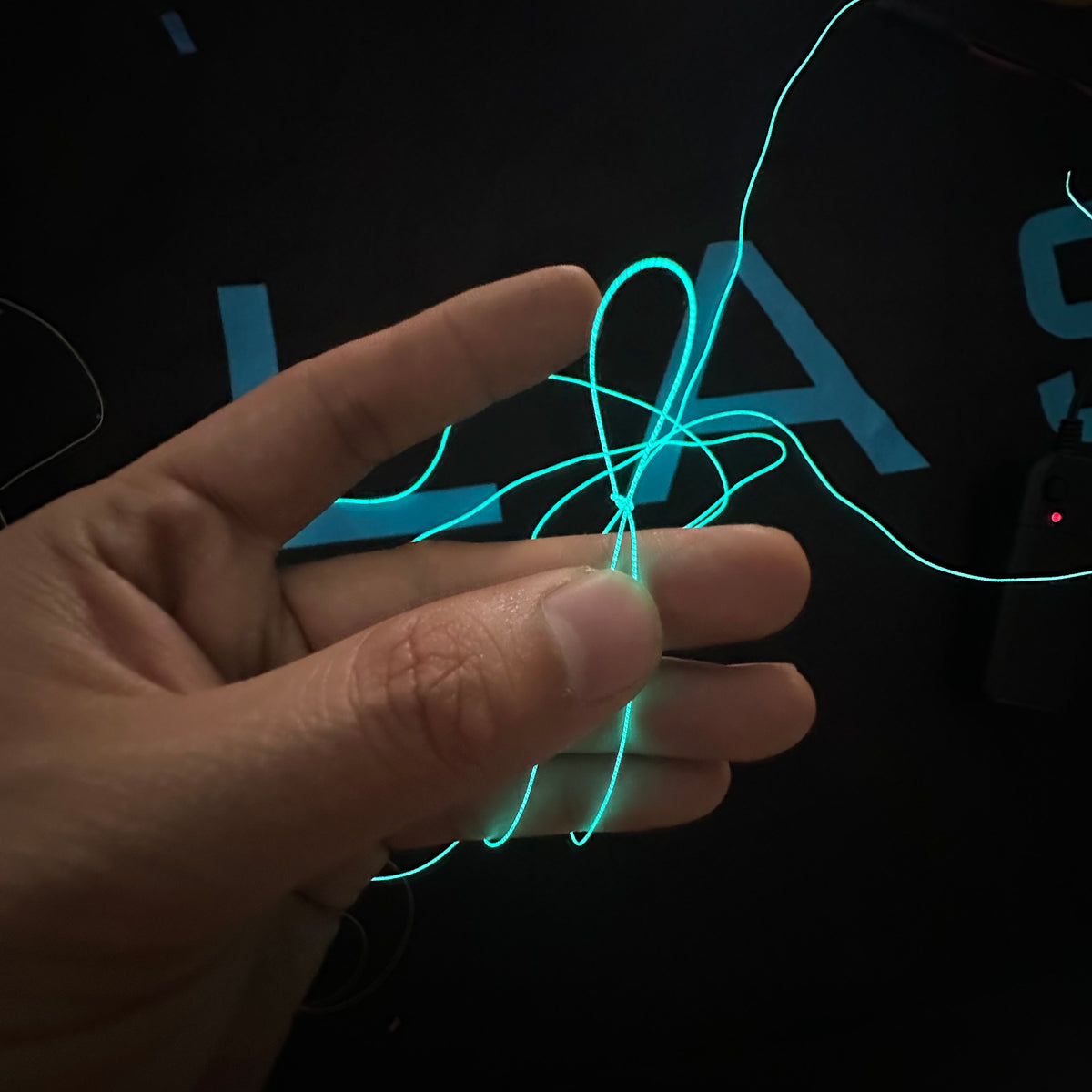 Liquid Laser Wire
